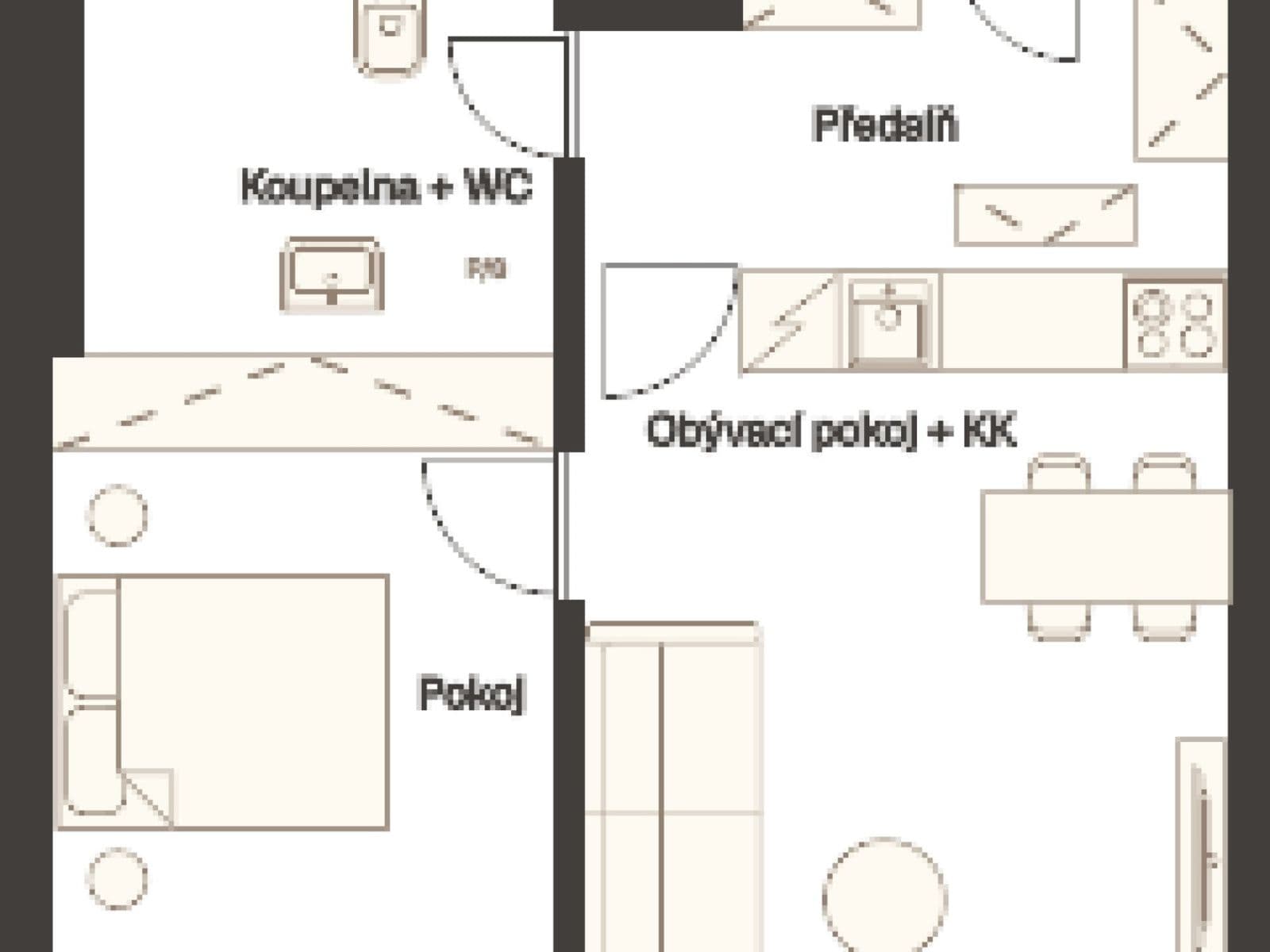 Pronájem bytu 2+kk 43 m², Sázavská, Praha, Praha Pronájem bytu 2+kk 43 m², Sázavská, Praha, Praha