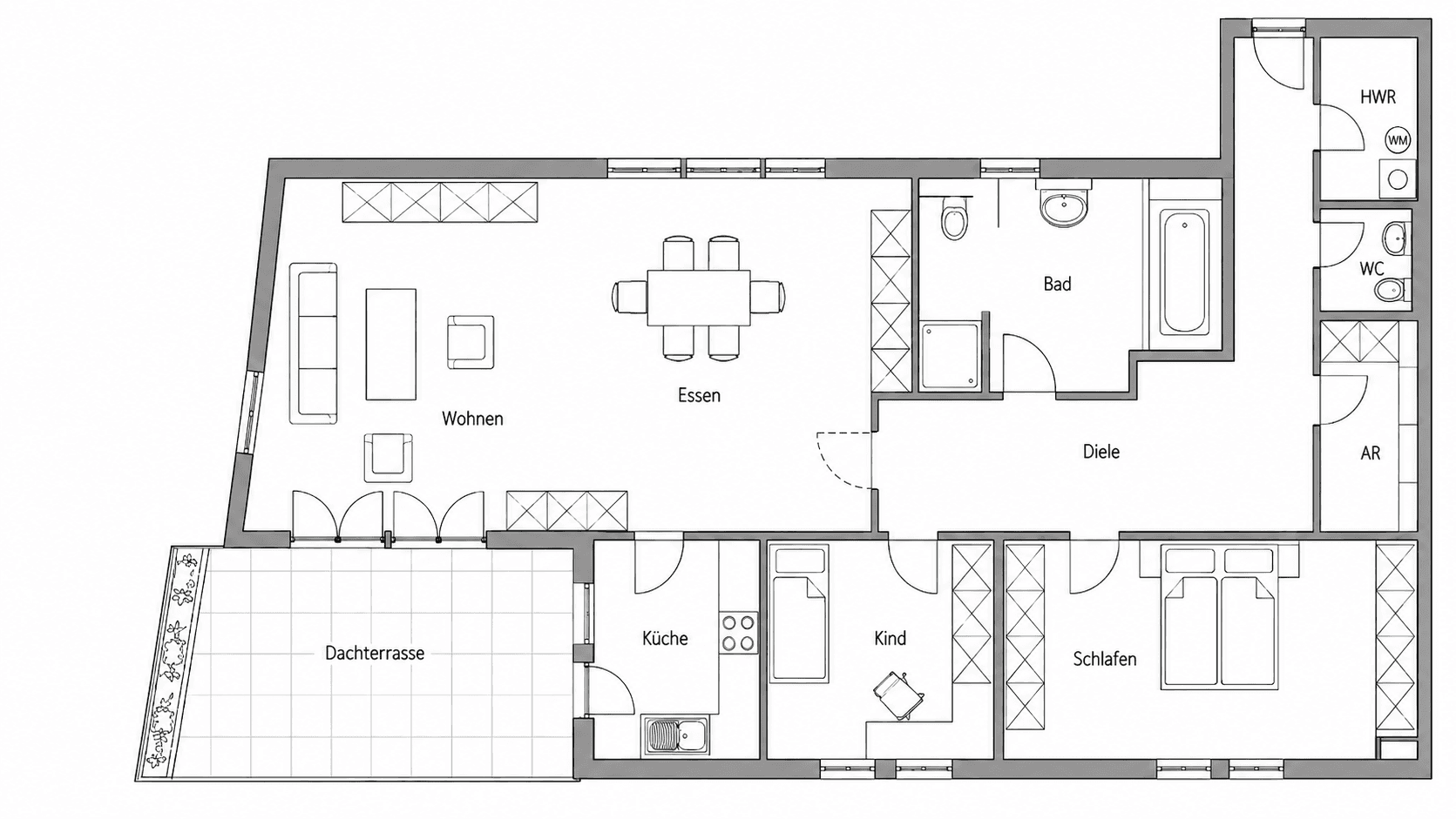 Pronájem bytu 3+1 140 m², Alte KemmenauerStrasse 37, Bad Ems, Porýní-Falc Pronájem bytu 3+1 140 m², Alte KemmenauerStrasse 37, Bad Ems, Porýní-Falc