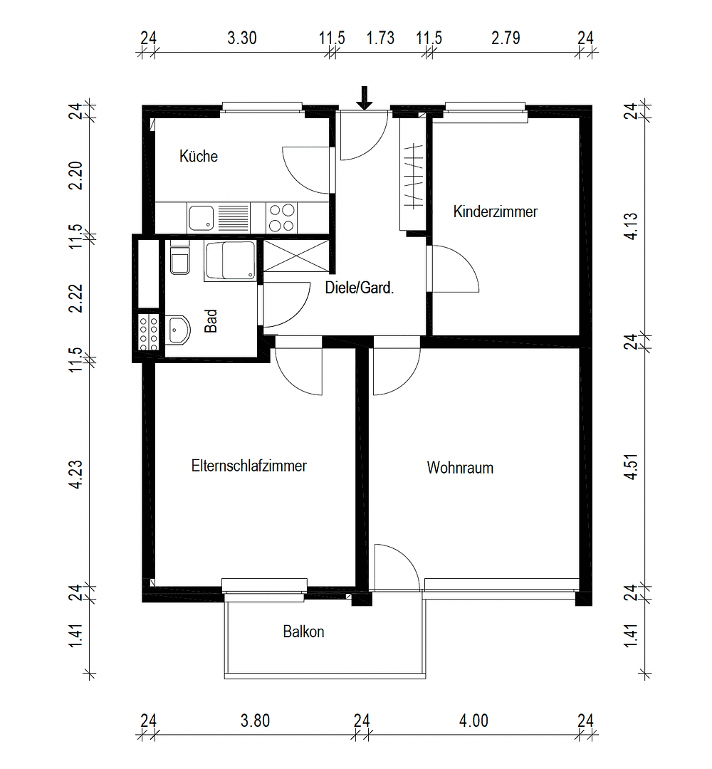 Prodej bytu 3+1 70 m², Mülheim an der Ruhr, Severní Porýní-Vestfálsko Prodej bytu 3+1 70 m², Mülheim an der Ruhr, Severní Porýní-Vestfálsko