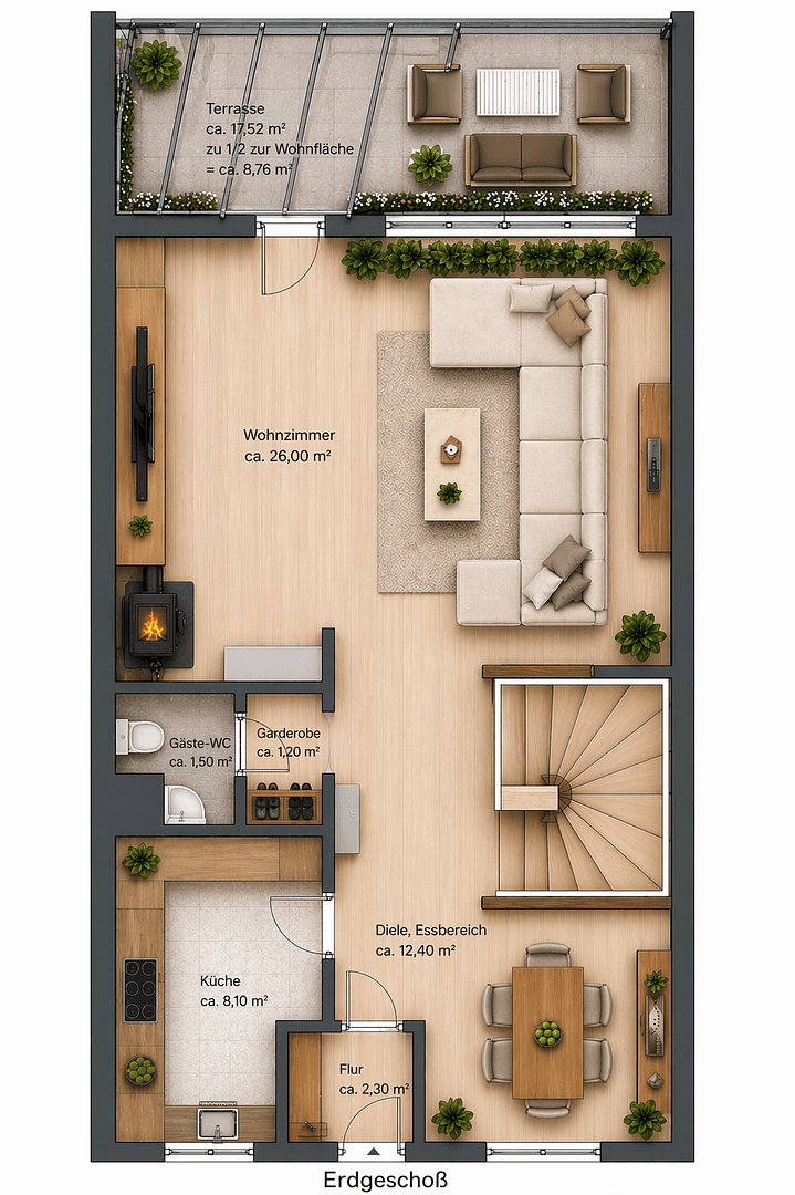 Prodej domu 125 m², pozemek 297 m², München, Bavorsko Prodej domu 125 m², pozemek 297 m², München, Bavorsko