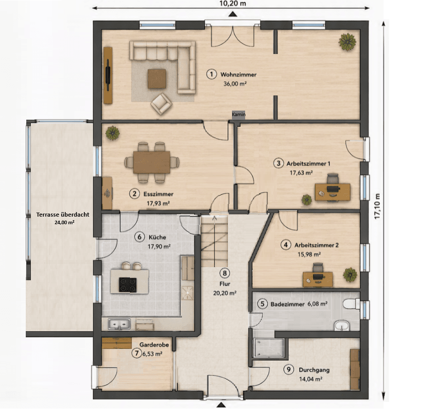 Prodej domu 378 m², pozemek 6.400 m², Wagenfeld, Dolní Sasko Prodej domu 378 m², pozemek 6.400 m², Wagenfeld, Dolní Sasko