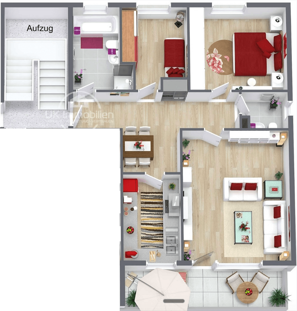 Pronájem bytu 3+1 79 m², Thomas-Mann-Straße 10, Maintal, Hessen Pronájem bytu 3+1 79 m², Thomas-Mann-Straße 10, Maintal, Hessen