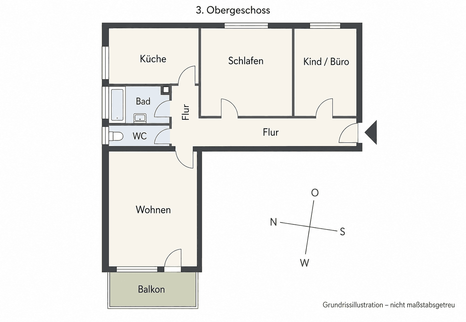 Prodej bytu 3+1 76 m², Singen (Hohentwiel), Bádensko-Württembersko Prodej bytu 3+1 76 m², Singen (Hohentwiel), Bádensko-Württembersko