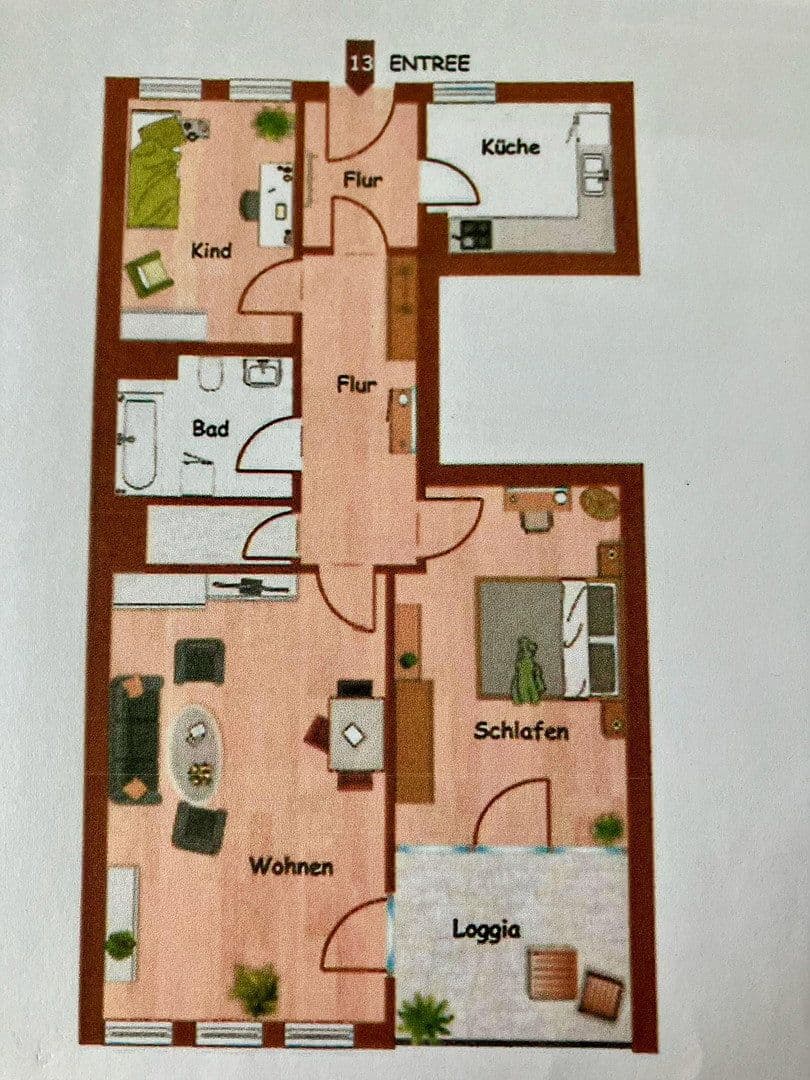 Prodej bytu 3+1 82 m², Chemnitz, Sasko Prodej bytu 3+1 82 m², Chemnitz, Sasko