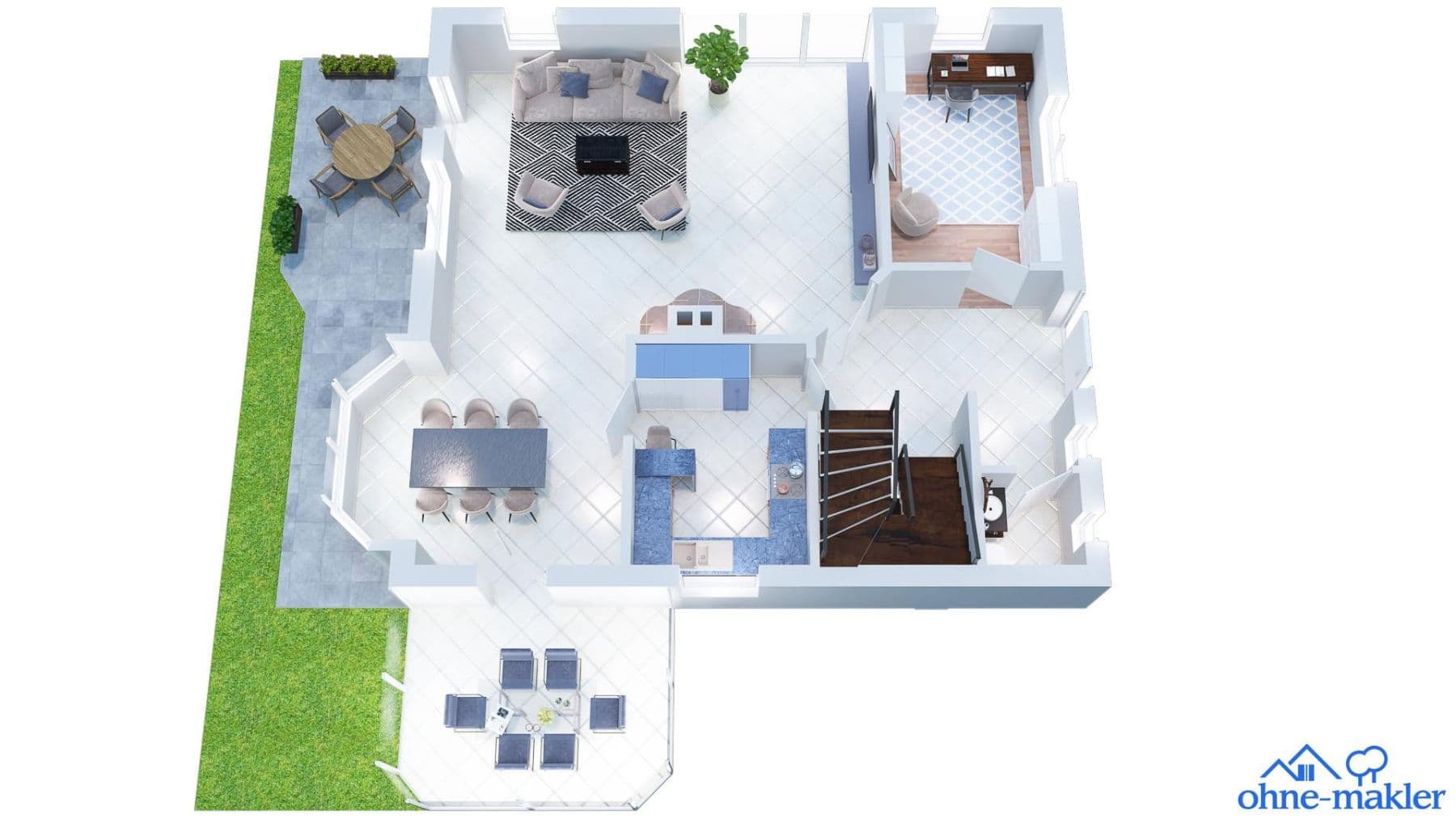 Prodej domu 175 m², pozemek 492 m², Irisweg 21, Stahnsdorf, Braniborsko Prodej domu 175 m², pozemek 492 m², Irisweg 21, Stahnsdorf, Braniborsko