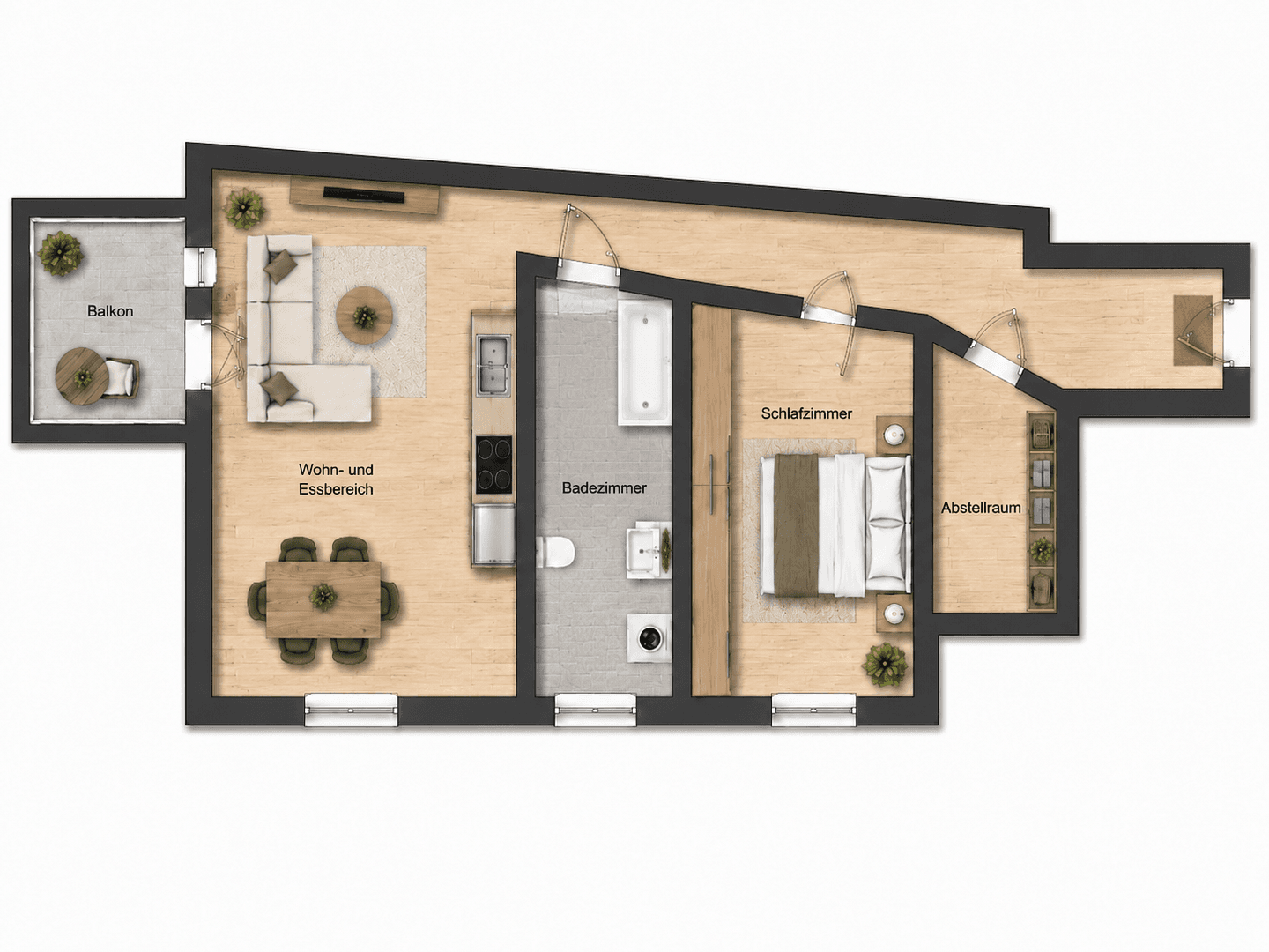 Pronájem bytu 1+1 69 m², Bräugaßl 9, Hemau, Bavorsko Pronájem bytu 1+1 69 m², Bräugaßl 9, Hemau, Bavorsko
