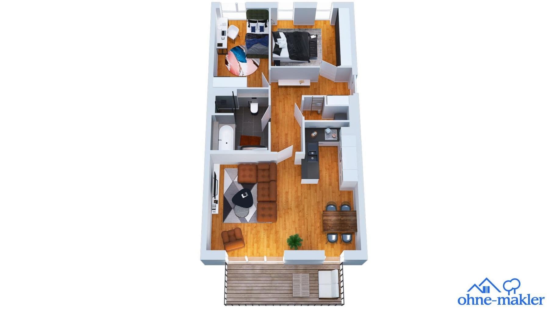 Prodej bytu 3+1 88 m², Hamburg, Hamburg Prodej bytu 3+1 88 m², Hamburg, Hamburg