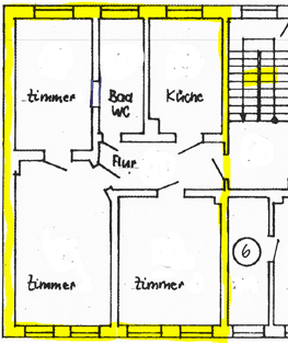 Pronájem bytu 3+1 82 m², August-Bebel-Str. 15, Meziboř, Sasko-Anhaltsko Pronájem bytu 3+1 82 m², August-Bebel-Str. 15, Meziboř, Sasko-Anhaltsko