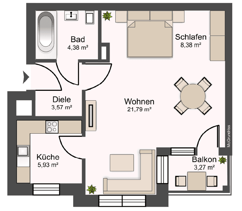 Pronájem bytu 1+1 46 m², Lüpertzender Str. 91, Mönchengladbach, Severní Porýní-Vestfálsko Pronájem bytu 1+1 46 m², Lüpertzender Str. 91, Mönchengladbach, Severní Porýní-Vestfálsko