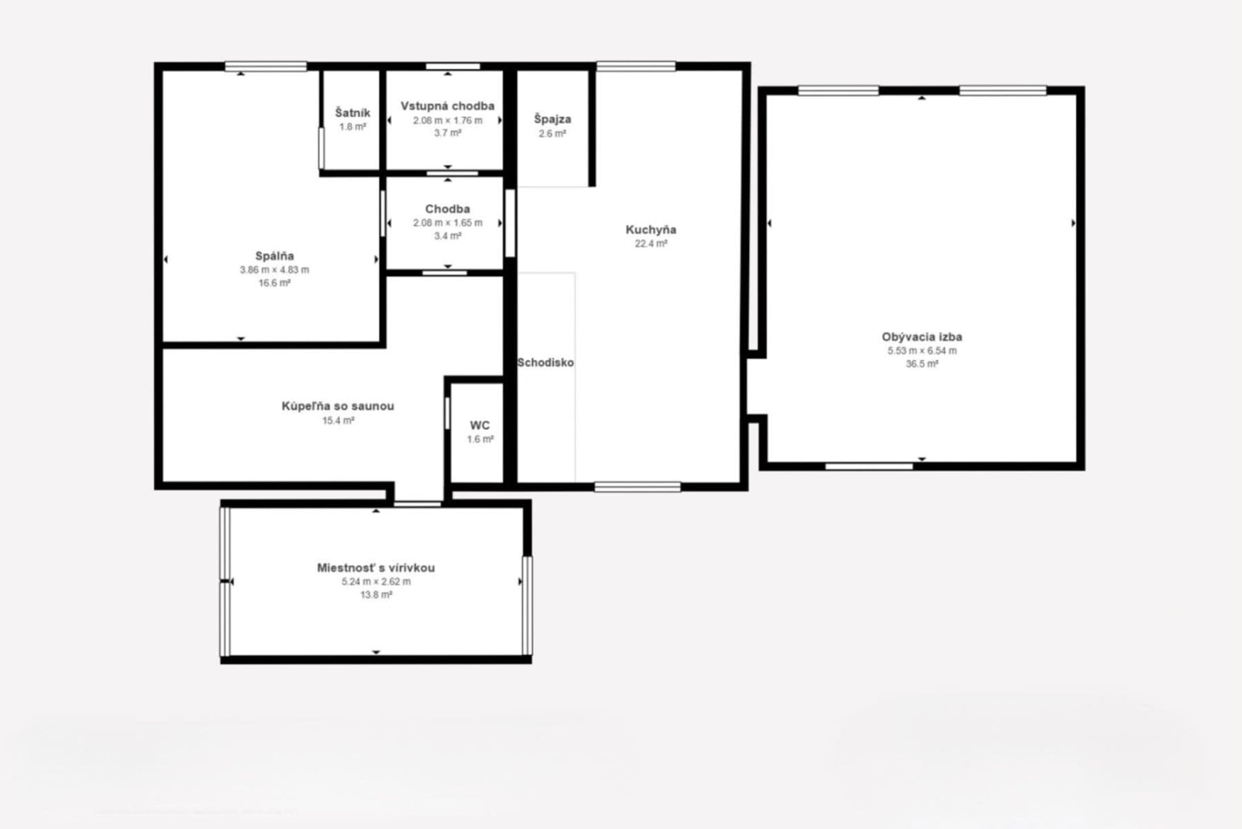 Prodej domu 190 m², pozemek 332 m², Kráľovičove Kračany, Trnavský kraj Prodej domu 190 m², pozemek 332 m², Kráľovičove Kračany, Trnavský kraj