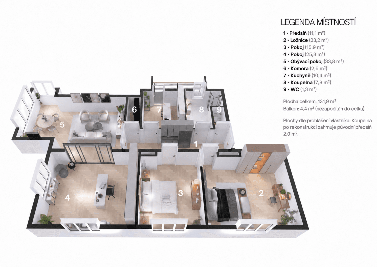 Prodej bytu 4+1 131 m², V Aleji, Jablonec nad Nisou, Liberecký kraj Prodej bytu 4+1 131 m², V Aleji, Jablonec nad Nisou, Liberecký kraj