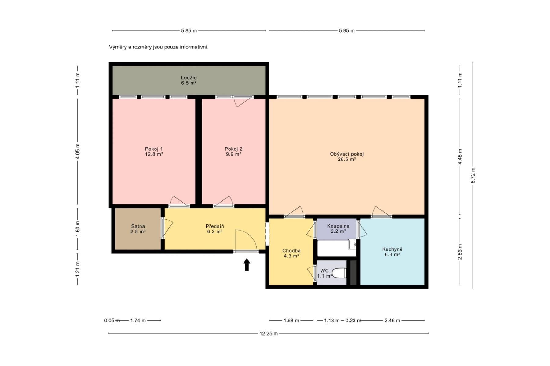 Prodej bytu 3+1 72 m², V Zápolí, Praha, Praha Prodej bytu 3+1 72 m², V Zápolí, Praha, Praha