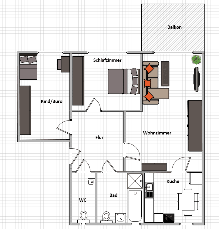 Pronájem bytu 3+1 83 m², Immendingen, Bádensko-Württembersko Pronájem bytu 3+1 83 m², Immendingen, Bádensko-Württembersko
