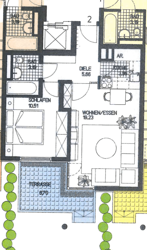 Prodej bytu 2+1 47 m², Berlin, Berlín Prodej bytu 2+1 47 m², Berlin, Berlín