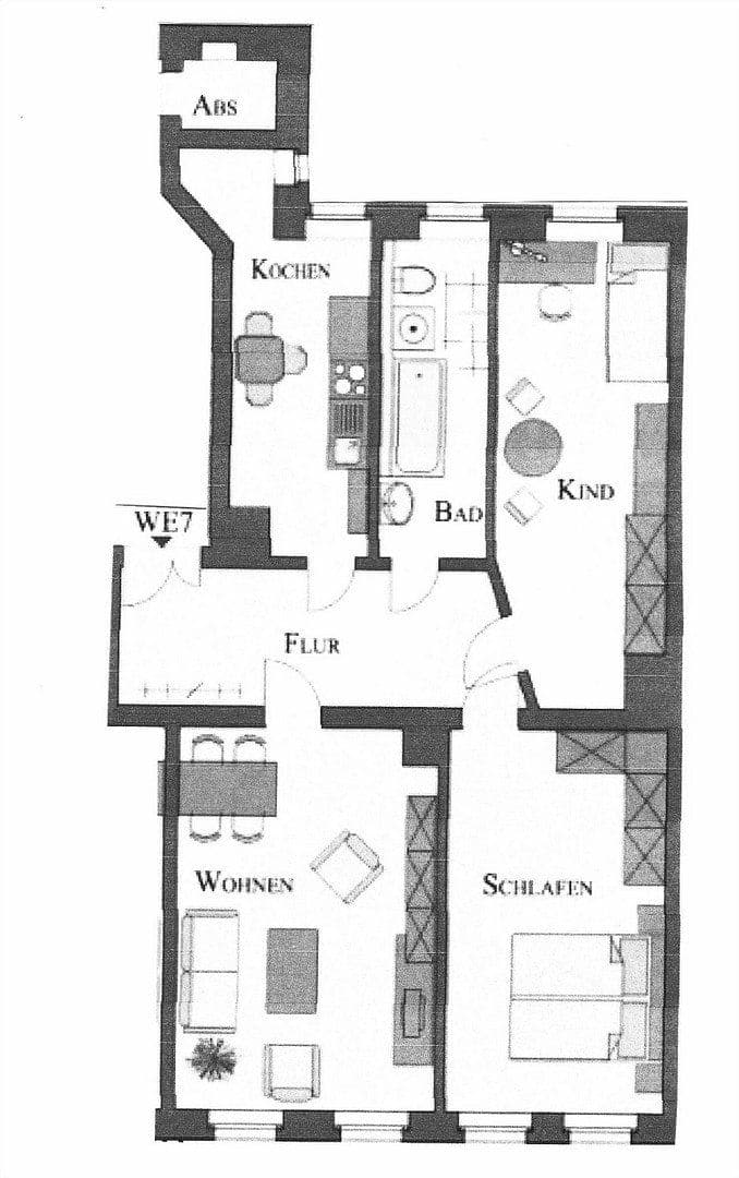 Prodej bytu 3+1 82 m², Hermann-Liebmann-Str. 103, Leipzig, Sasko Prodej bytu 3+1 82 m², Hermann-Liebmann-Str. 103, Leipzig, Sasko