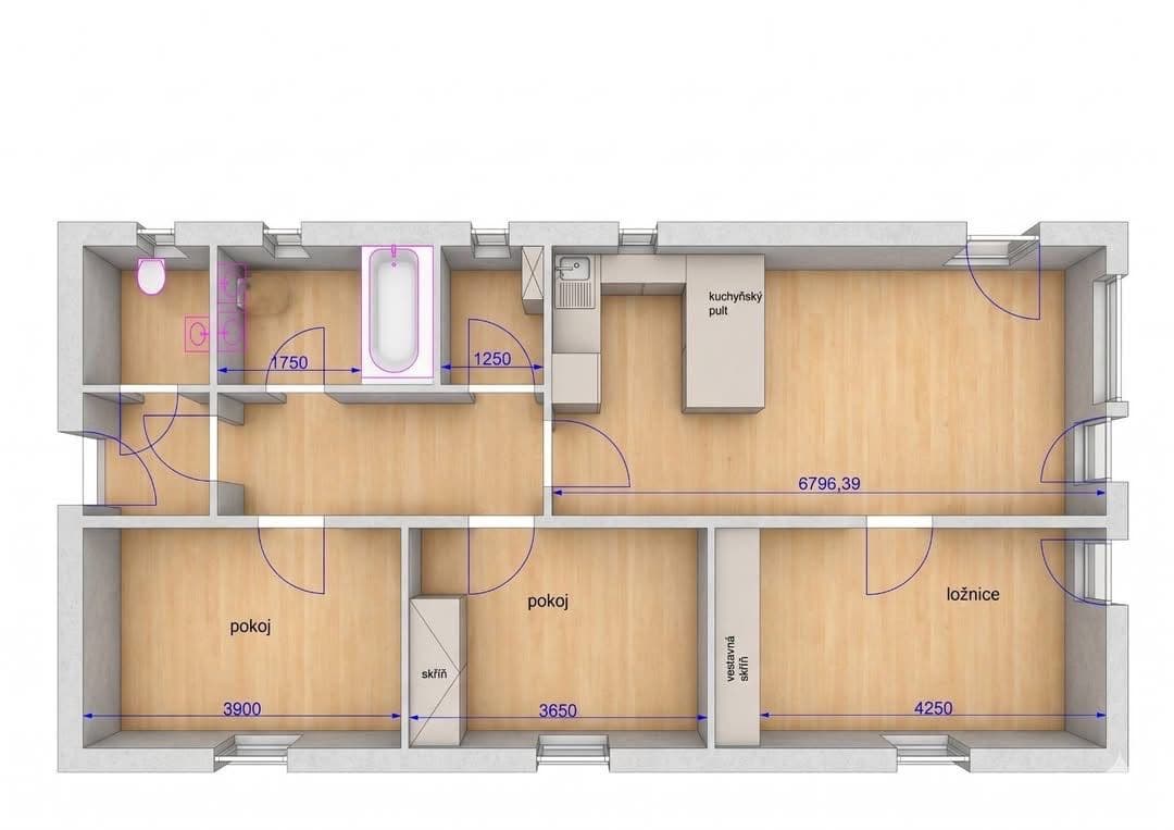 Prodej bytu 4+kk 76 m², Špačková, Plzeň, Plzeňský kraj Prodej bytu 4+kk 76 m², Špačková, Plzeň, Plzeňský kraj