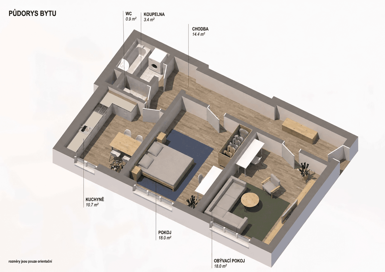 Prodej bytu 2+1 68 m², Jevanská, Praha, Praha Prodej bytu 2+1 68 m², Jevanská, Praha, Praha