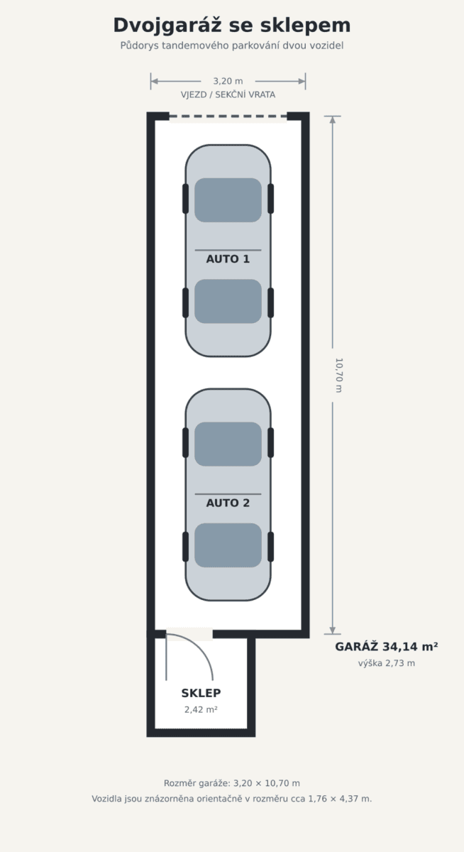 Prodej garáže 34 m², Návršní, Praha, Praha Prodej garáže 34 m², Návršní, Praha, Praha