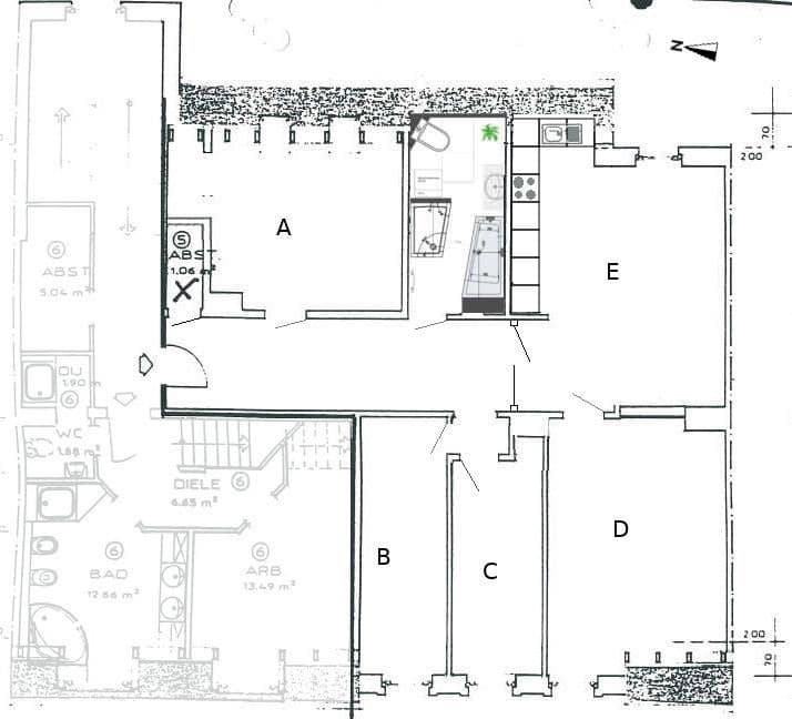 Pronájem bytu 5+1 111 m², Chemnitz, Sasko Pronájem bytu 5+1 111 m², Chemnitz, Sasko