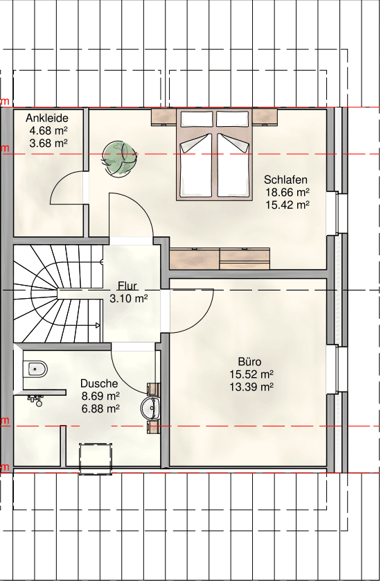 Pronájem domu 165 m², pozemek 300 m², Aschaffenburger Str. 8a, Leipzig, Sasko Pronájem domu 165 m², pozemek 300 m², Aschaffenburger Str. 8a, Leipzig, Sasko