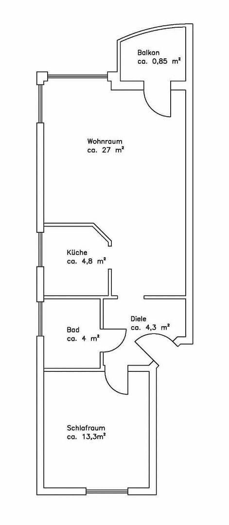 Pronájem bytu 2+1 54 m², Luisenstraße 9, Gladbeck, Severní Porýní-Vestfálsko Pronájem bytu 2+1 54 m², Luisenstraße 9, Gladbeck, Severní Porýní-Vestfálsko