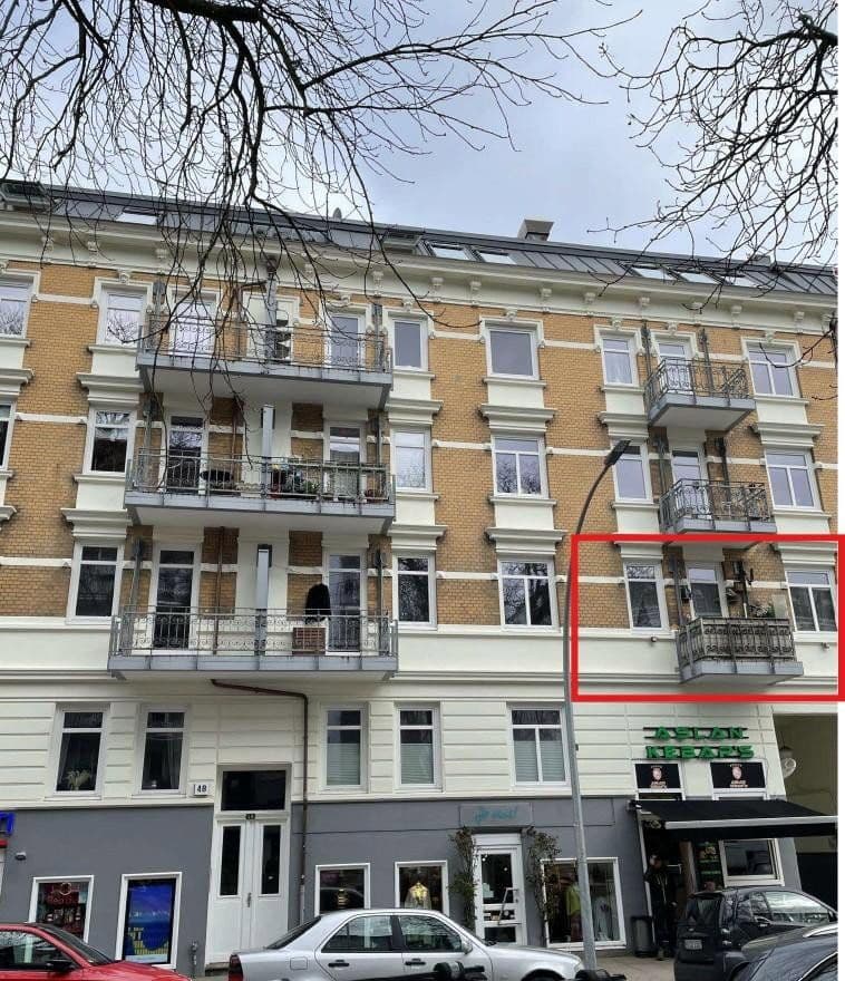 Prodej bytu 2+1 38 m², Erikastraße 46, Hamburg, Hamburg Prodej bytu 2+1 38 m², Erikastraße 46, Hamburg, Hamburg