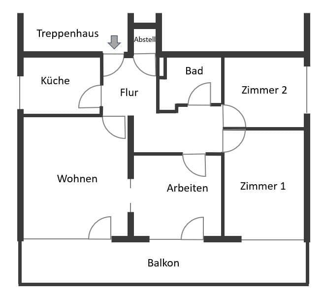 Pronájem bytu 4+1 90 m², Wiesbaden, Hessen Pronájem bytu 4+1 90 m², Wiesbaden, Hessen