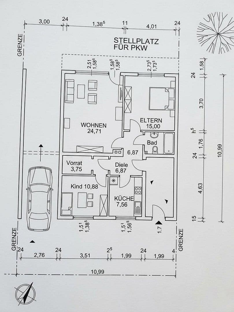 Prodej bytu 3+1 77 m², Keltenstraße 15, Neuwied, Porýní-Falc Prodej bytu 3+1 77 m², Keltenstraße 15, Neuwied, Porýní-Falc