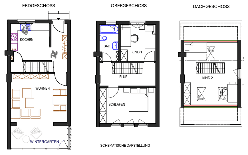 Prodej domu 110 m², pozemek 206 m², Augsburg, Bavorsko Prodej domu 110 m², pozemek 206 m², Augsburg, Bavorsko