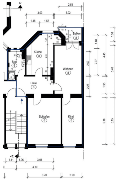 Prodej bytu 3+1 76 m², Düsseldorf, Severní Porýní-Vestfálsko Prodej bytu 3+1 76 m², Düsseldorf, Severní Porýní-Vestfálsko