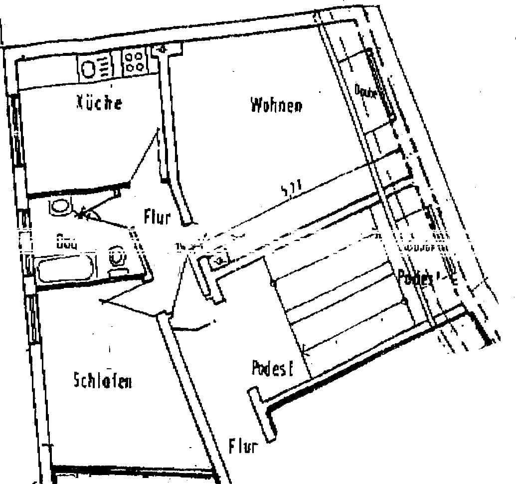 Pronájem bytu 2+1 59 m², Saarbrückenstrasse 178, Kiel, Šlesvicko-Holštýnsko Pronájem bytu 2+1 59 m², Saarbrückenstrasse 178, Kiel, Šlesvicko-Holštýnsko