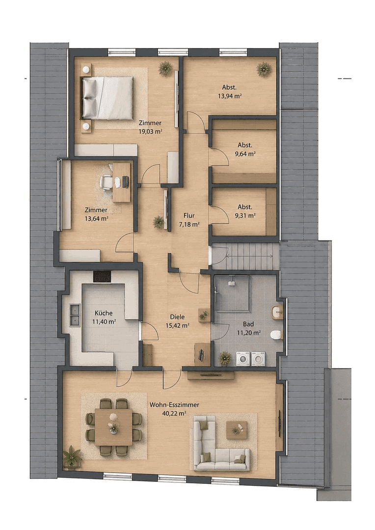 Pronájem bytu 3+kk 120 m², Schrobenhausen, Bavorsko Pronájem bytu 3+kk 120 m², Schrobenhausen, Bavorsko