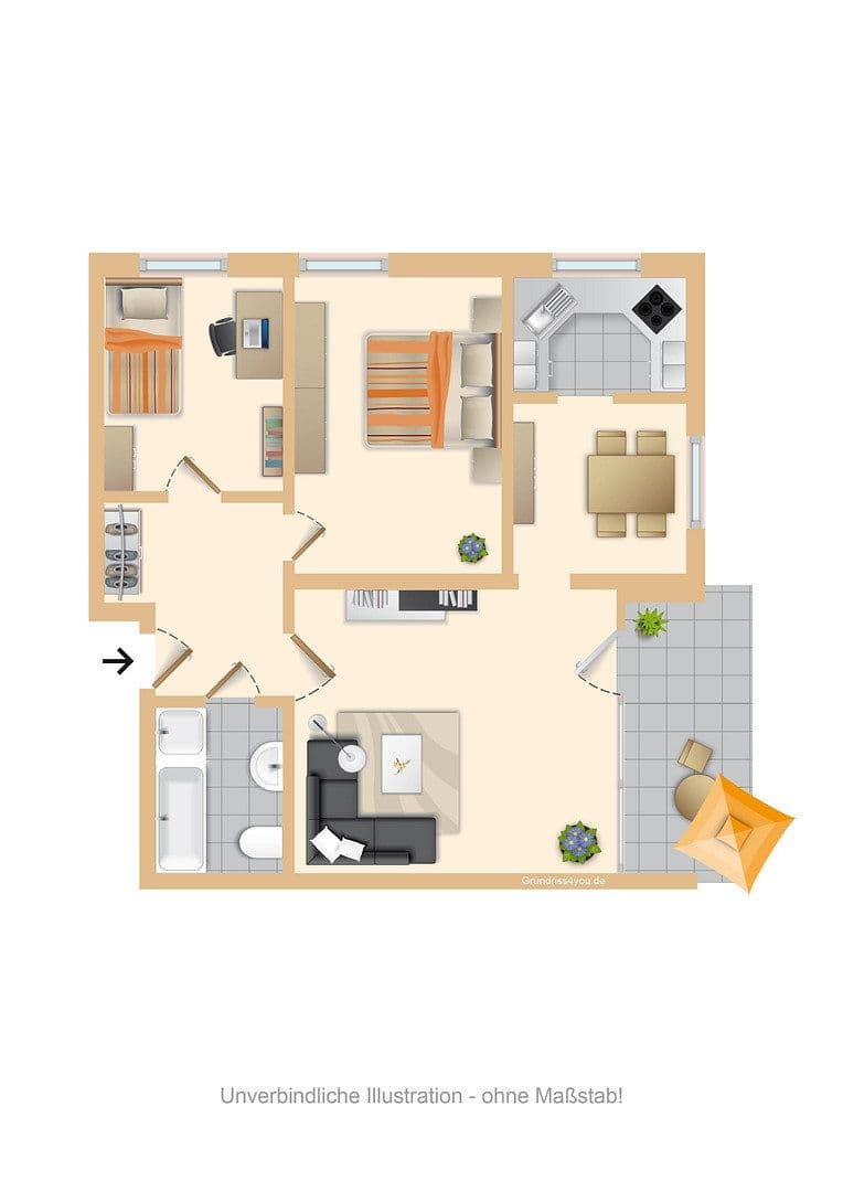 Prodej bytu 3+1 72 m², Am Kardohr, Timmendorfer Strand, Šlesvicko-Holštýnsko Prodej bytu 3+1 72 m², Am Kardohr, Timmendorfer Strand, Šlesvicko-Holštýnsko