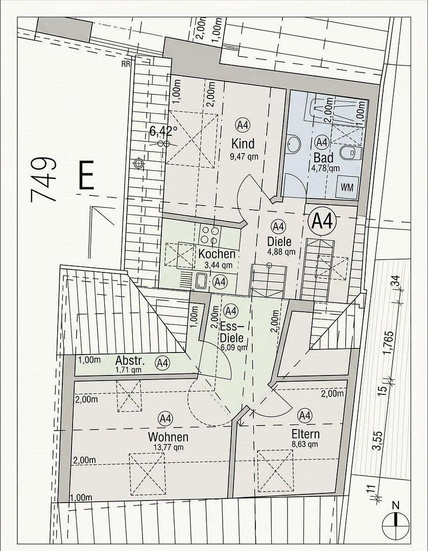 Prodej bytu 4+1 83 m², Viernheim, Hessen Prodej bytu 4+1 83 m², Viernheim, Hessen