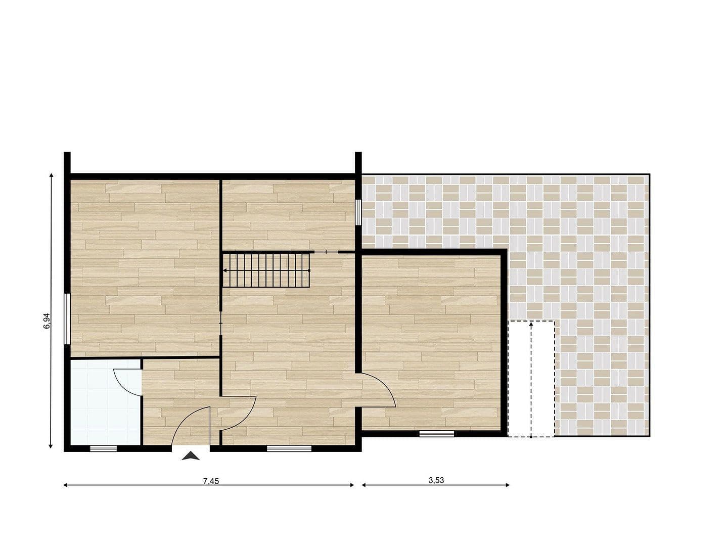 Prodej domu 60 m², pozemek 423 m², Hornbek, Šlesvicko-Holštýnsko Prodej domu 60 m², pozemek 423 m², Hornbek, Šlesvicko-Holštýnsko