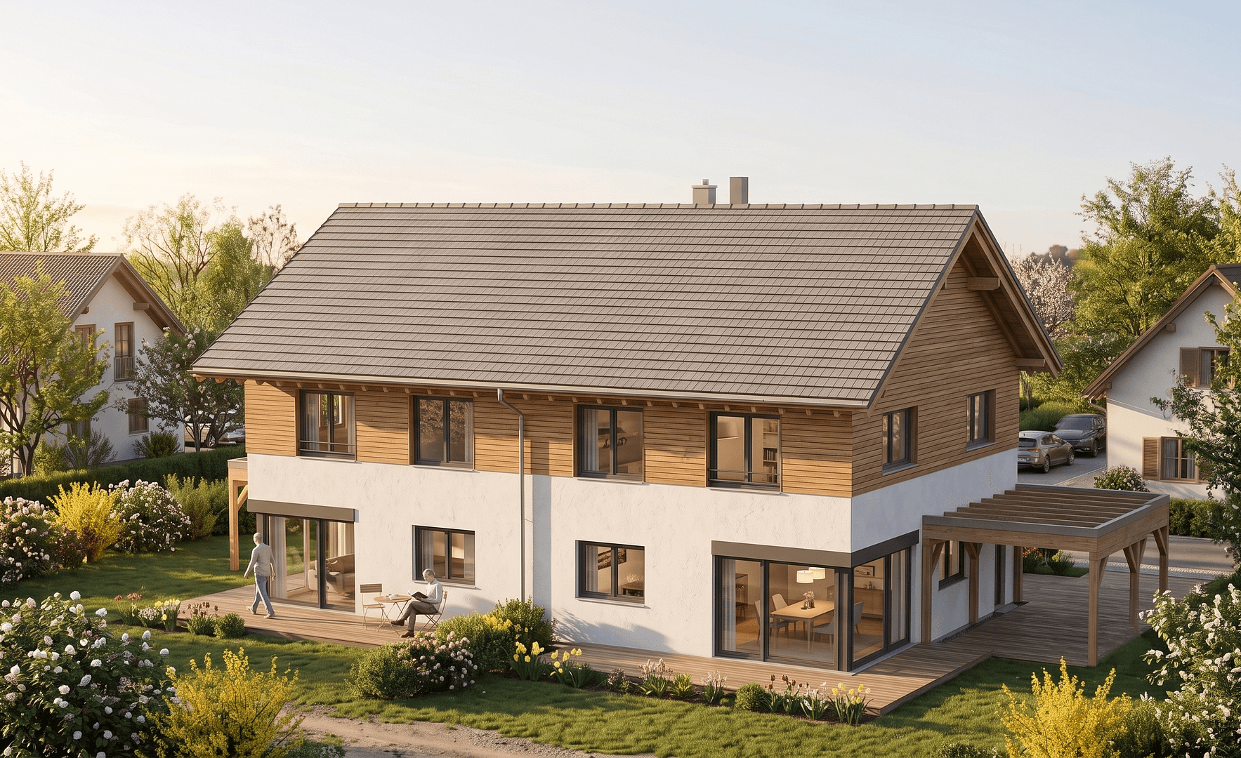 Prodej domu 115 m², pozemek 302 m², Bruckmühl, Bavorsko Prodej domu 115 m², pozemek 302 m², Bruckmühl, Bavorsko