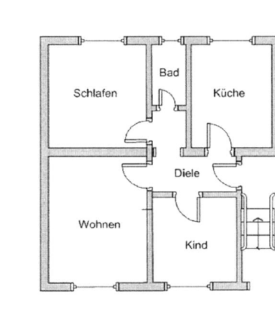 Pronájem bytu 3+kk 64 m², Wattenbachstr. 12, Essen, Severní Porýní-Vestfálsko Pronájem bytu 3+kk 64 m², Wattenbachstr. 12, Essen, Severní Porýní-Vestfálsko