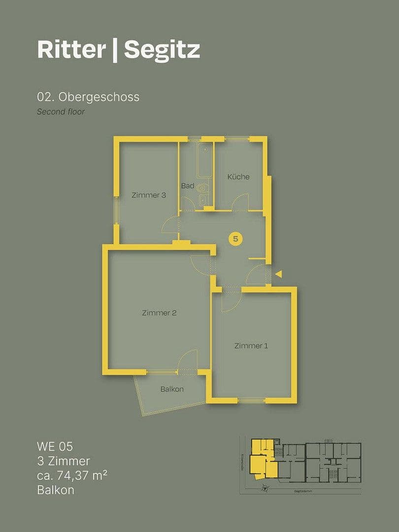 Prodej bytu 3+1 74 m², Ritterstraße 1, Berlin, Berlín Prodej bytu 3+1 74 m², Ritterstraße 1, Berlin, Berlín