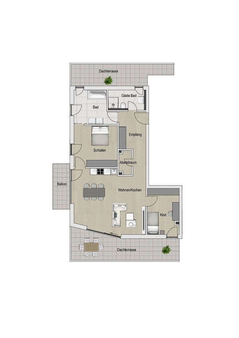 Pronájem bytu 3+1 114 m², München, Bavorsko Pronájem bytu 3+1 114 m², München, Bavorsko