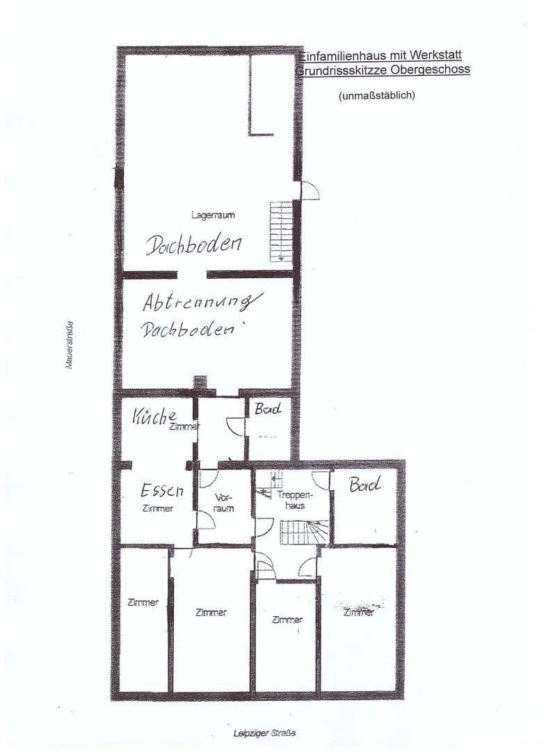 Prodej domu 120 m², pozemek 464 m², Kemberg, Sasko-Anhaltsko Prodej domu 120 m², pozemek 464 m², Kemberg, Sasko-Anhaltsko