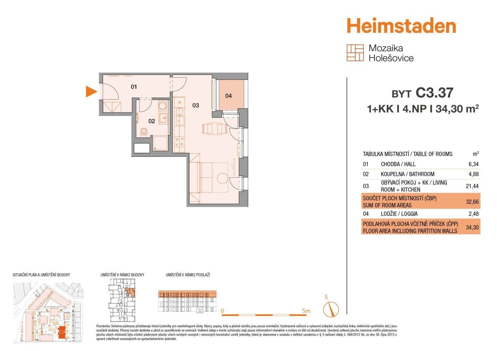 Pronájem bytu 1+kk 34 m², Vrbenského, Praha, Praha Pronájem bytu 1+kk 34 m², Vrbenského, Praha, Praha