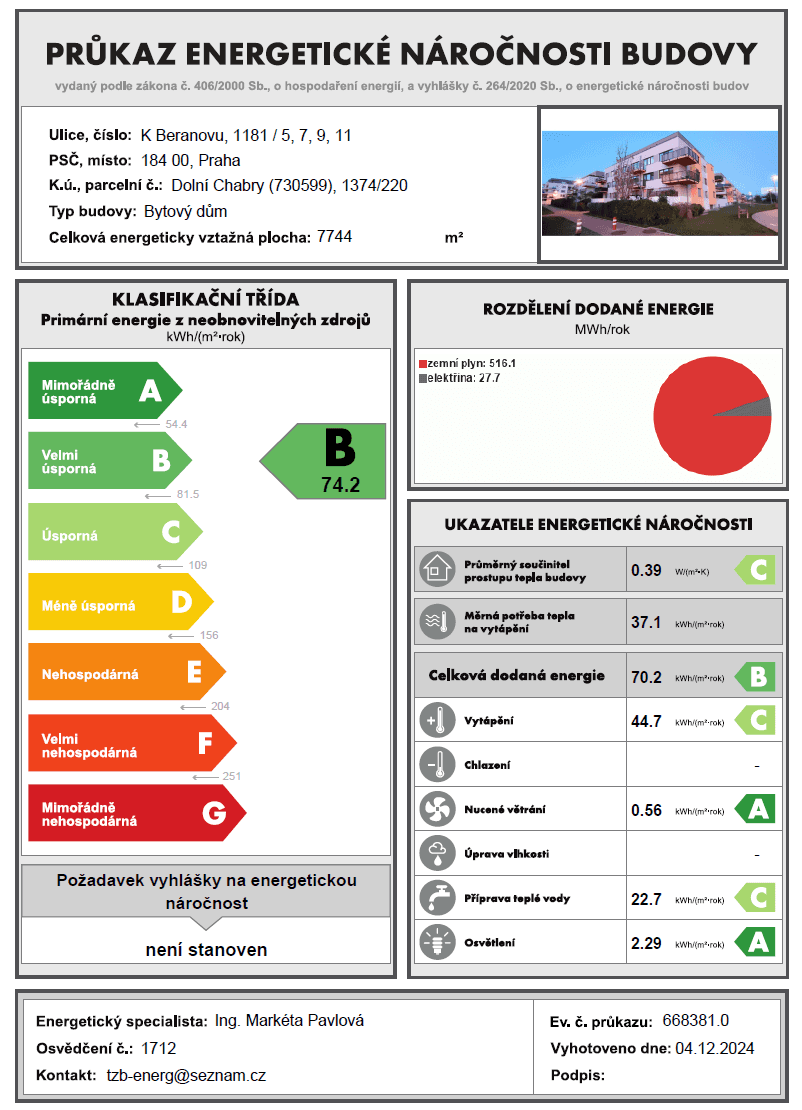Prodej bytu 3+kk 80 m², K Beranovu, Praha, Praha Prodej bytu 3+kk 80 m², K Beranovu, Praha, Praha