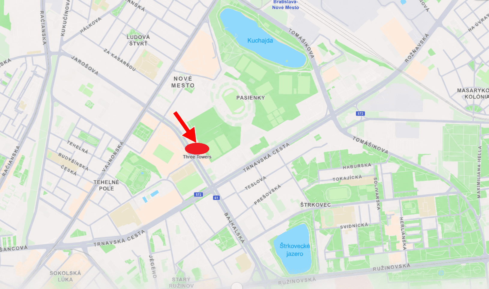Pronájem bytu 2+1 63 m², Bajkalská, Nové Mesto, Bratislavský kraj Pronájem bytu 2+1 63 m², Bajkalská, Nové Mesto, Bratislavský kraj