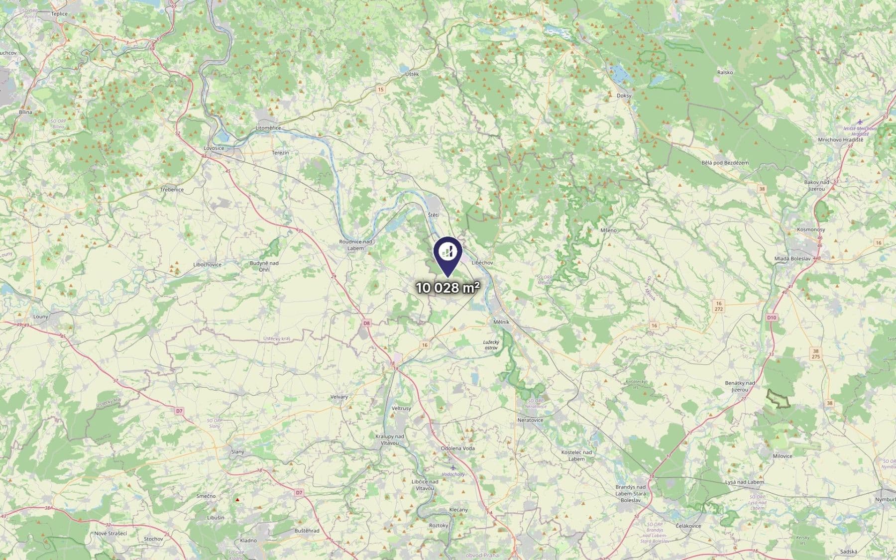 Prodej pozemku 10.028 m², Cítov, Středočeský kraj Prodej pozemku 10.028 m², Cítov, Středočeský kraj