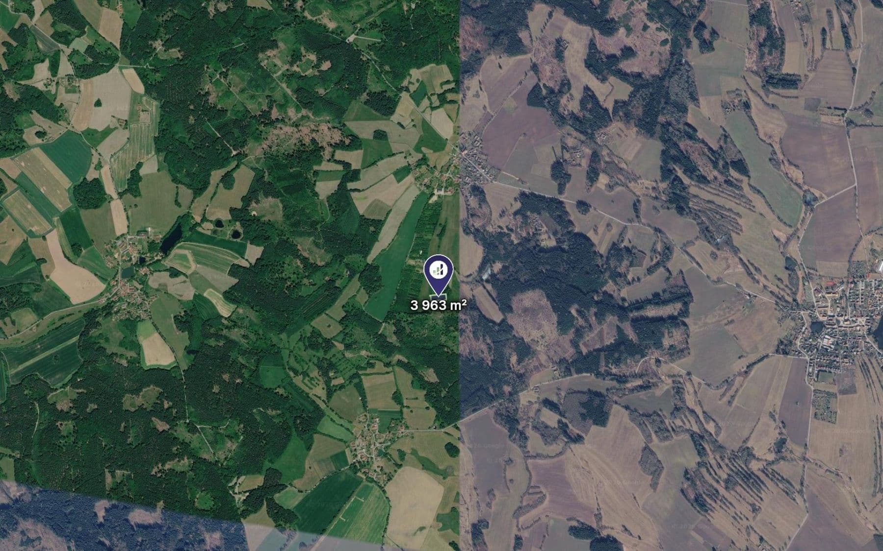 Prodej pozemku 3.963 m², Nový Rychnov, Kraj Vysočina Prodej pozemku 3.963 m², Nový Rychnov, Kraj Vysočina