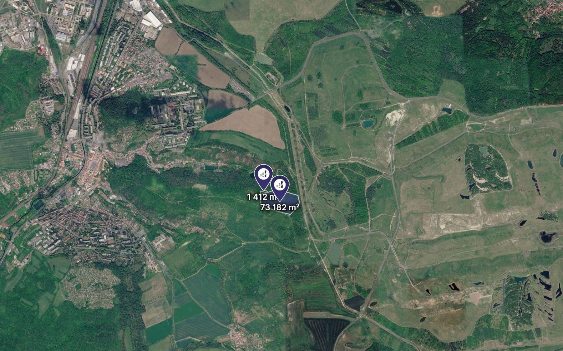 Prodej pozemku 74.594 m², Bílina, Ústecký kraj Prodej pozemku 74.594 m², Bílina, Ústecký kraj