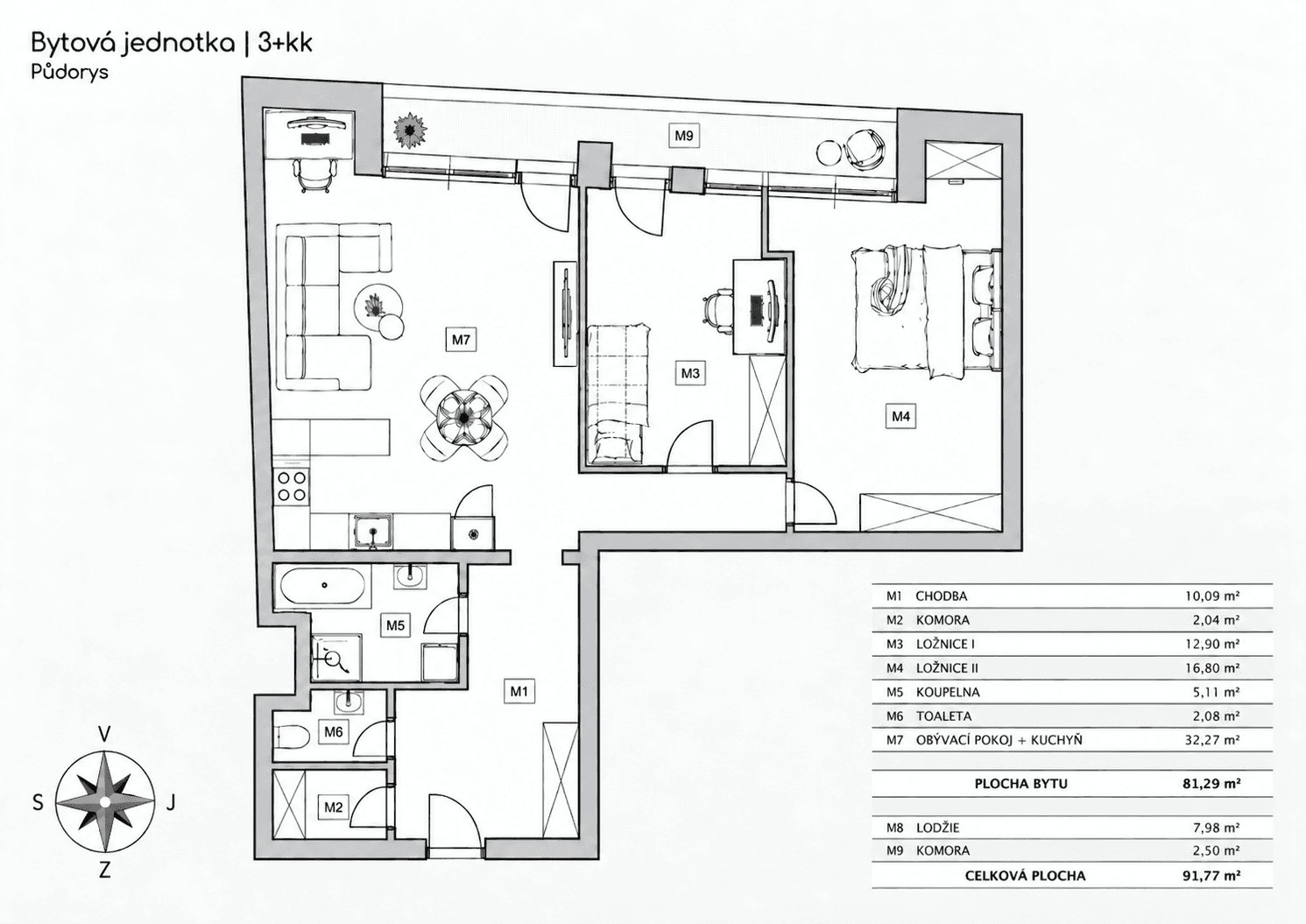 Prodej bytu 3+kk 92 m², Petržílkova, Praha, Praha Prodej bytu 3+kk 92 m², Petržílkova, Praha, Praha