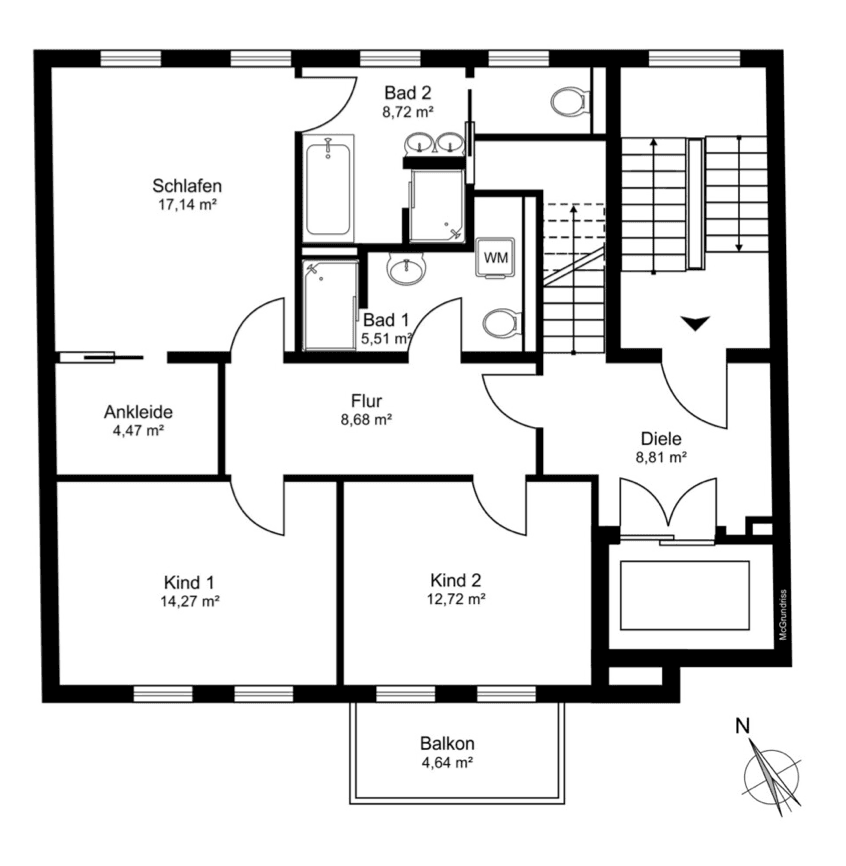 Pronájem bytu 4+1 150 m², Riedlstraße 3, München, Bavorsko Pronájem bytu 4+1 150 m², Riedlstraße 3, München, Bavorsko