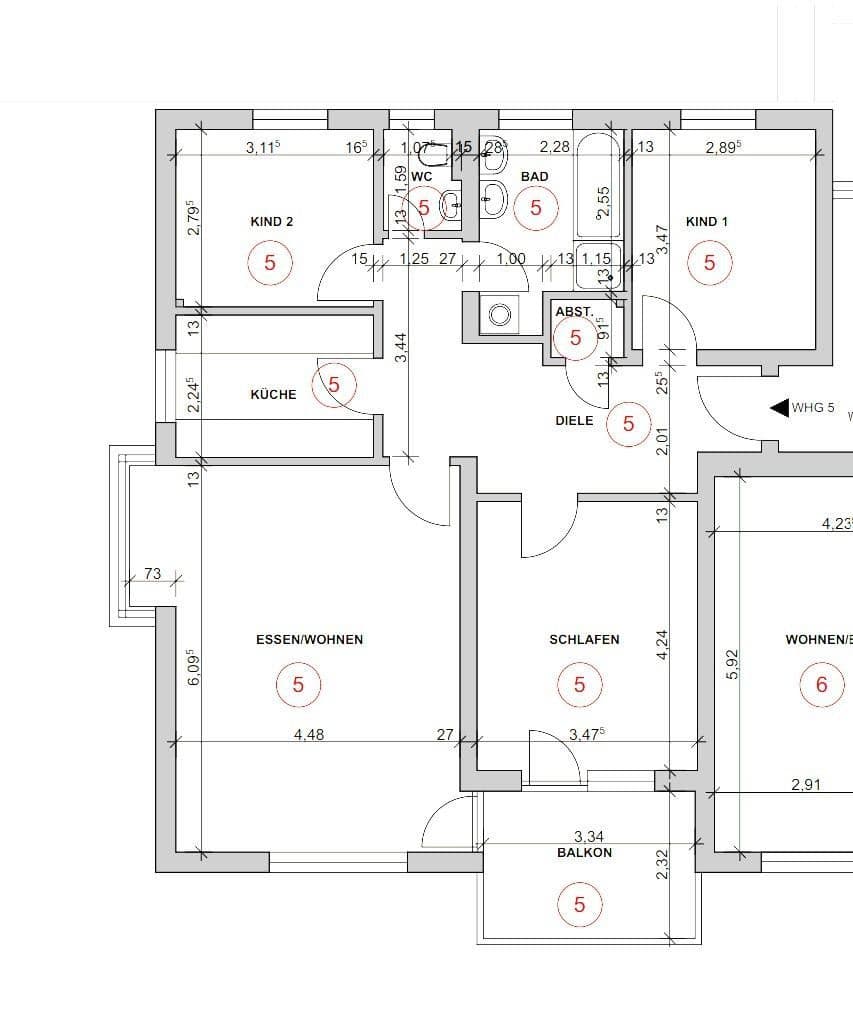 Prodej bytu 4+1 97 m², Alte Schulstr. 11, Zimmern ob Rottweil, Bádensko-Württembersko Prodej bytu 4+1 97 m², Alte Schulstr. 11, Zimmern ob Rottweil, Bádensko-Württembersko
