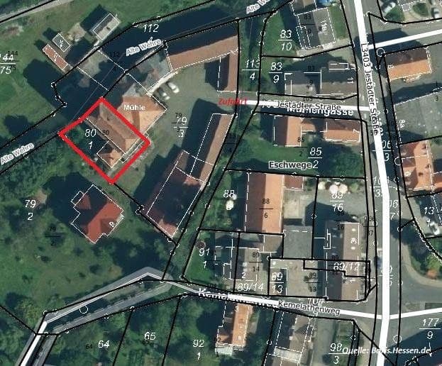 Prodej nebytového prostoru 368 m², Jestädter Straße 9, Eschwege, Hessen Prodej nebytového prostoru 368 m², Jestädter Straße 9, Eschwege, Hessen